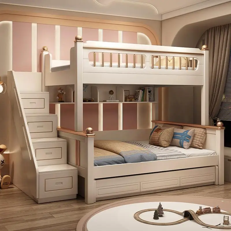 135x190cm wood mattress bunk b - đánh giá và giá King Size Bed Frame With Storage Drawers