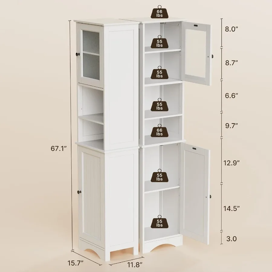 Bathroom storage cabinet combo - đánh giá và giá Storage