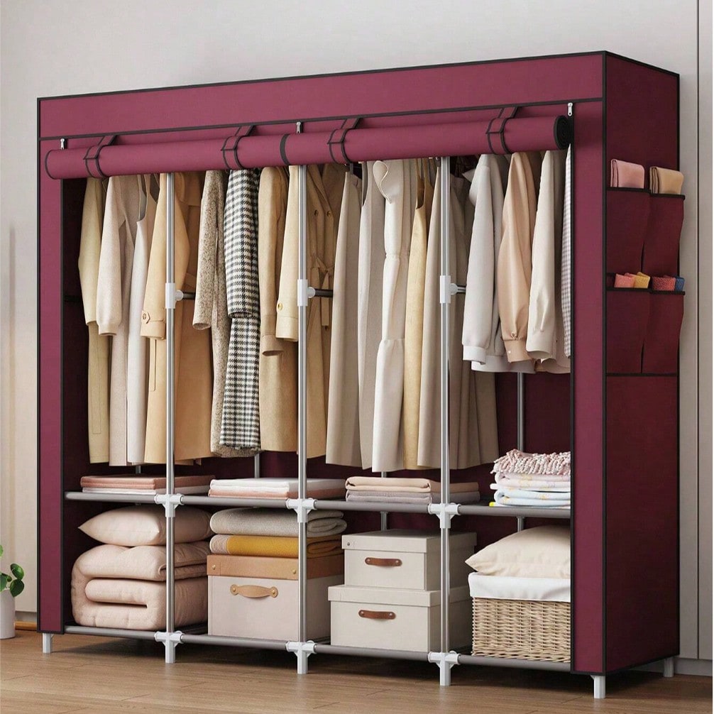 Large Portable Closet Wardrobe - đánh giá và giá Wardrobe Closet Portable Fabric Cover